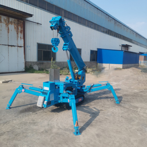 Equipo de Construcción, Grúa Hidráulica Telescópica sobre Orugas de 1.2 Toneladas, Mini Grúa de Elevación con Precio Económico - Product Image 2