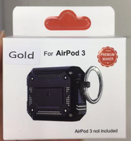 Casing Penutup Earphone Magnetik untuk Air Pro 3 dengan Gantungan Kunci Anti Guncangan Hybrid Nirkabel untuk Air Pro2 /Pro3/Air2/3/4