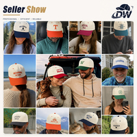 Gorra de Béisbol Estructurada de 6 Paneles con Logotipo Bordado en 3D Personalizado de Dos Colores, MOQ Bajo, Gorra Deportiva al por Mayor OEM