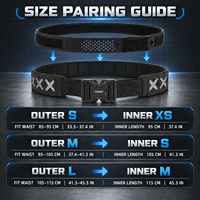 Ceinture tactique multifonctionnelle réglable pour hommes, largeur 5 cm/2 pouces, double couche extérieure et intérieure, boucle en alliage, nylon, à libération rapide