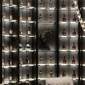 Oem Customized Glass Champagne Display Wine Cellar Home Furniture with Temperature Control Install Cooler <b>Cabinet</b> 2503115 <b>Tall</b> - Product Image 5