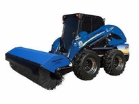Sapu Hooper 72 inci, penyapu untuk Skid Steer Loader