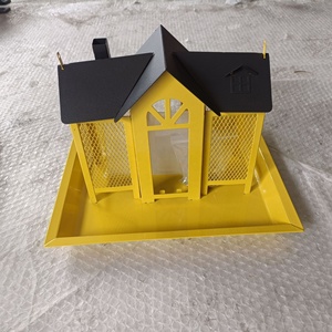Bahçe Dekoru Kuş Yemlikleri Ev Tipi Asılı Metal Yabani Kuş Yemliği Açık Hava Büyük Kardinal Kuş Yemliği Kuş Evleri Sincap Geçirmez - Product Image 1