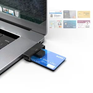 畅销信用卡借记卡多Sim芯片Ic Id移动Emv Visa联系Usb Cac读写器
