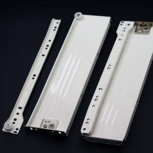 Perlengkapan Furnitur Kamar Tidur Gym Ruang Makan Hotel Rel Geser Besi untuk Lemari dan Laci, Senyap, Mudah Dipasang, Lapisan Powder Coated - Product Image 5