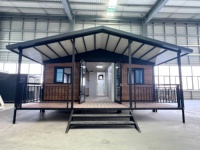 Casa Contenedor Expandible Prefabricada de Acero, Vivienda Portátil de Ensamblaje Rápido para Resort, Campamento o Vacaciones