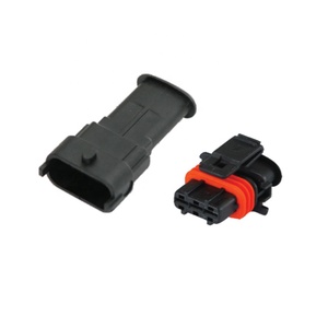 2 3 4 6 Pin IP68 Waterproof ABS Brass Contact 50A Automotive Wire Harness Electric <b>Terminal</b> TE AMP Auto Connector - Product Image 6