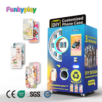 Máquina Expendedora de Fundas para Teléfonos de Calidad Premium Funkyplay, Estilo Automático Todo en Uno, Máquina de Impresión de Fundas Traseras para Teléfonos