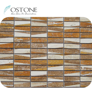 Bán Buôn Athens Màu Xám + Trắng Thoassos Đá Cẩm Thạch Composite Mosaic Gạch Phòng Tắm Khảm - Product Image 5