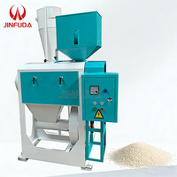 Pulidora de Arroz por Aspersión de Agua de Alta Productividad JINFUDA para Línea de Procesamiento de Arroz 800-1000kg/h 380V 15kW Bajo Nivel de Ruido