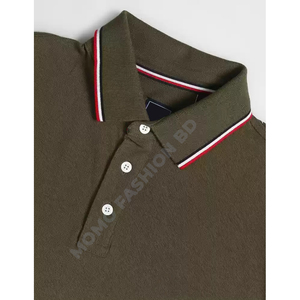 Vêtements de sport décontractés pour hommes avec logo personnalisé, coton de haute qualité, plusieurs couleurs, motif uni, tissu tricoté, manches courtes - Product Image 2