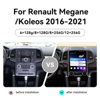 Foforfor Écran vertical 14,5 pouces Android Carplay Stéréo multimédia pour Renault Megane 4 Koleos 2016-2021 Navigation GPS pour voiture