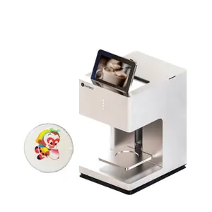 EVEBOT EB-FC1 color Edible inkjet latte art coffee printer machine with WIFI Selfie Cappuccino Latte Mocha Pizza CAKE
