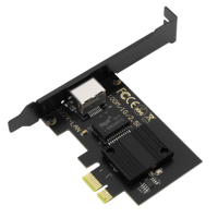 ZGHON 2.5G PCI-E RJ45 Kartu Jaringan Intel I226-V Master Chip 100/1000/2500Mbps PCIe X1 Adaptor Lan Win10 Win11