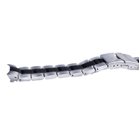 Haute qualité 22mm en acier inoxydable luxe montre-bracelet bande Double fermoir poussoir Bracelet remplacement pour Seiko SKX 007/009 montre