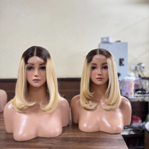 Perruque en cheveux humains vietnamiens naturels, cuticules alignées, cheveux vierges bruts, fabrication OEM ODM - Product Image 1