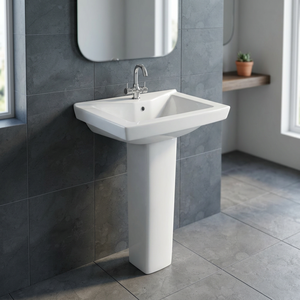 Lavabo de Pedestal de Cerámica Moderno, de Pie, en Oferta, Precio de Mayoreo en China - Product Image 6