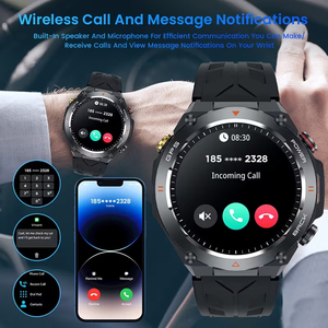 นาฬิกาอัจฉริยะ SENBONO KC82 GPS สำหรับผู้ชาย พร้อมเข็มทิศ บารอมิเตอร์ ติดตามการออกกำลังกาย ตรวจจับการนอนหลับ นาฬิกาอัจฉริยะทรงกลมสำหรับกิจกรรมกลางแจ้ง - Product Image 4