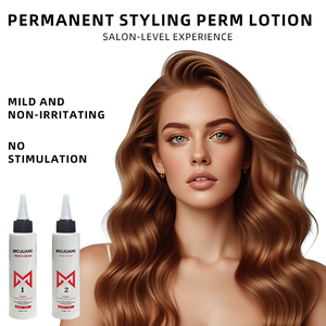 Lotion permanente haut de gamme pour hommes, parfum herbal, sans acide ni alcali, crème coiffante pour cheveux bouclés, sans dommages, exclusive salon professionnel - Product Image 2