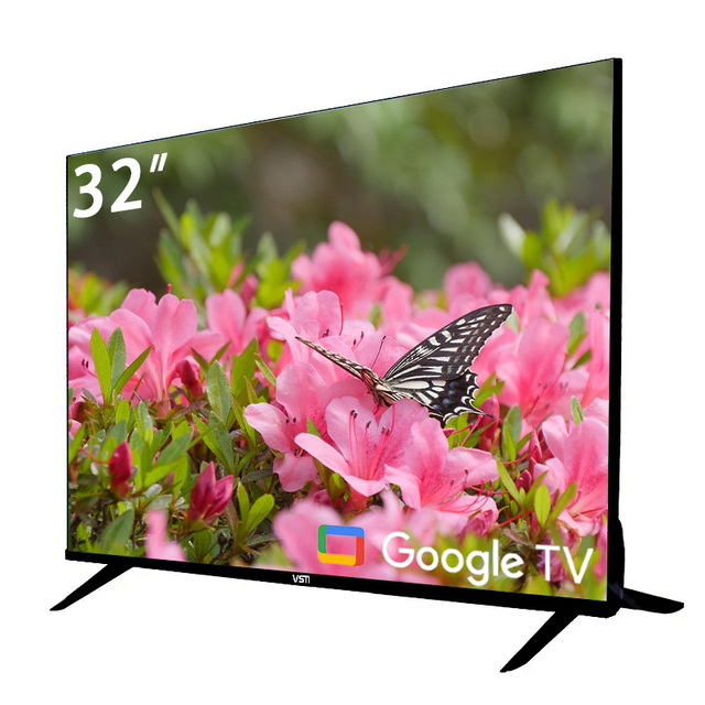 VSTI 32 Inch Good Quality Smart TV with Google and WiFi 2K HD Variety of Sizes Including 32 43 50 55 65 75Inches for Hotels