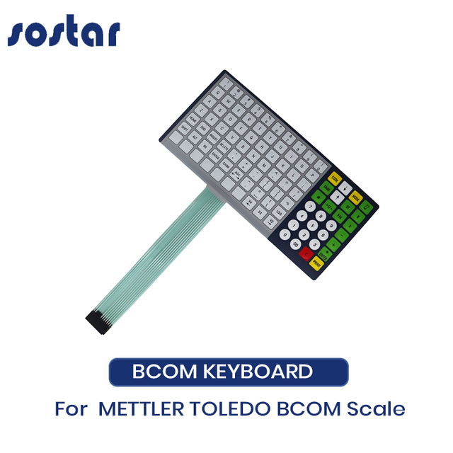 Brand New BCom Keyboard for Mettler Toledo Bcom Label Scale Plastic Keypad Self-developed Ready Stock Wholesale Scale Parts