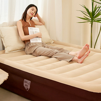 Matelas de plage auto-gonflant Bestway 6719T avec pompe à air électrique intégrée, durable, 203*152*38cm, design moderne, matériau en tissu à ressorts ensachés