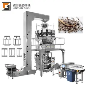 Confezionatrice automatica per snack a fungo shiitake con 10 14 teste