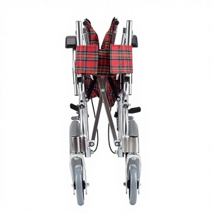 Kangjian Aluminum Alloy Folding Wheelchair Lightweight Manual U-Brake For <b>Elderly</b> And Disabled - Product Image 4