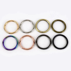 Chinesischer Lieferant Metall O-Ring Schnallen Gold Metall Rundringe für Taschen und Schuhe - Product Image 4