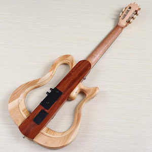 <span class=keywords><strong>Guitarra</strong></span> Clásica Plegable <span class=keywords><strong>para</strong></span> <span class=keywords><strong>Zurdos</strong></span>, Diapasón de Palisandro, 39 Pulgadas, 6 Cuerdas, Desmontable por un Lado, <span class=keywords><strong>Guitarra</strong></span> Portátil <span class=keywords><strong>para</strong></span> Viajes - Product Image 4
