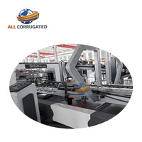 Máquina Automática para Hacer Cajas de Cartón, Máquina Plegadora y Encoladora, Máquina para Plegar y Encolar Cartón