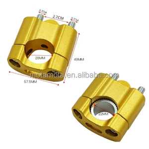 Modification de <span class=keywords><strong>moto</strong></span> - Extension de <span class=keywords><strong>guidon</strong></span> CNC pour augmenter la hauteur. Fixation de <span class=keywords><strong>guidon</strong></span> - Type universel 22 mm x 28 mm - Product Image 3