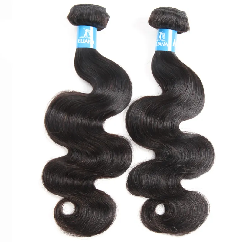 Raw Unprocessed Virgin Body Wave Malaysian Hair Vendors, Malaysian Virgin Cuticle Aligned Mink Human hair bundles with Closure