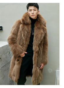 <span class=keywords><strong>Cappotto</strong></span> <span class=keywords><strong>di</strong></span> <span class=keywords><strong>Pelliccia</strong></span> <span class=keywords><strong>di</strong></span> Volpe Vera <span class=keywords><strong>di</strong></span> Alta Moda con <span class=keywords><strong>Collo</strong></span> a Scialle, Caldo e Confortevole <span class=keywords><strong>Cappotto</strong></span> Lungo Invernale <span class=keywords><strong>per</strong></span> <span class=keywords><strong>Uomo</strong></span> - Product Image 5