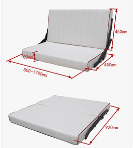Asiento Cama Plegable de Cuero Estilo Ejecutivo AutoLiuma L107 Personalizado para Autocaravana, Universal - Product Image 5