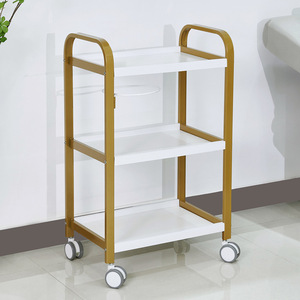 Chariot de salon en vente chaude, design élégant, chariot de travail, chariot de salle de beauté pour la coiffure, chariot à lunettes, chariot de magasinage - Product Image 4