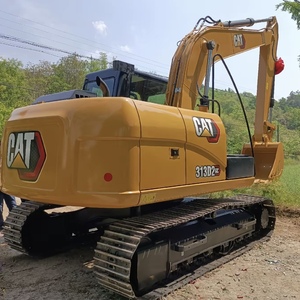 Excavatrice sur chenilles Caterpillar Cat313D2GC d'occasion 2023 à faible nombre d'heures de travail, 12,4 tonnes, avec pompe et composants essentiels, origine Japon, prix abordable - Product Image 1