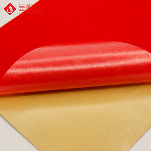 قطيع قصيرة النسيج يتدفقون النسيج الذاتي لاصق المخملية النسيج الأحمر لاصق الغراء المخملية قطيع النسيج - Product Image 3