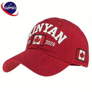 Casquette de baseball QZFSO personnalisée brodée en 3D, style vieilli, 5 panneaux, en tissu maille durable, casquette de camionneur pour l'extérieur, toutes saisons - Product Image 1