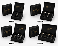 Boîte d'emballage magnétique personnalisée pour flacons en verre de 3 ml, 5 ml, 10 ml avec insert en mousse EVA