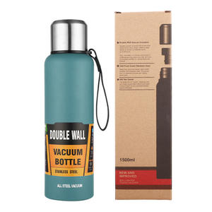 500 मिलीलीटर/750 एमएल/1000 मिलीलीटर खेल स्टेनलेस स्टील डबल दीवार थर्मोस वैक्यूम फ्लैस्क - Product Image 3