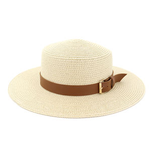 Vente en gros de chapeaux ronds pour femmes, chapeaux de Jazz, chapeaux de paille décorés, vente en gros, 2023 - Product Image 6