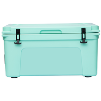 Glacière isotherme portable 60L en LLDPE de qualité alimentaire, rotomoulée, pour activités de plein air, chasse, pêche, camping, pique-nique