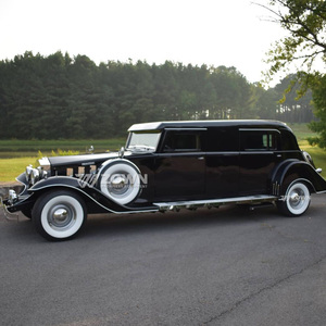 Luxury Retro <b>Gasoline</b> Tourist Car Black Classic Limousine Style for Villa Area Shuttle Use - Product Image 1