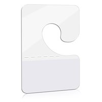 Dropshipping Petit Crochet Papier Carton Transparent Sticky Hanging Plastique Auto-Adhésif Hang Tab pour Emballage
