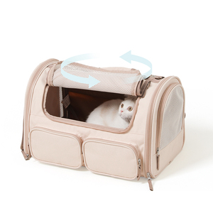 Moda evcil hayvan sırt çantası taşınabilir fermuar eğitim göğüs taşıyıcı kedi ve köpek için rahat seyahat dişli - Product Image 1