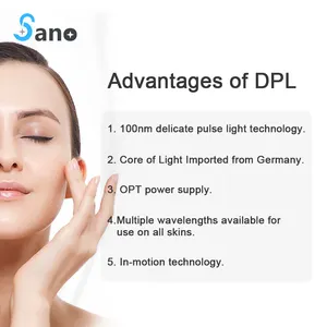 Sano Laser Multifunction DPL Hair Removal 3 In 1 Skin Tightening Beauty Machine E Light DPL Laser Fast Hair Removal Salon Use