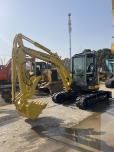 Envío gratis: Excavadora hidráulica de orugas mini usada Yanmar Vio55 de 5.5 toneladas, excavadoras hidráulicas mini usadas Vio55 Vio35 30 VIO50 - Product Image 4