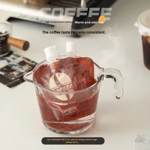 Wegwerp voedselveilige koffie-liquide sachets, verpakkingen voor koude dranken, tuitzakken, perensiroop, honing, squeeze-jelly, modderzakken - Product Image 3