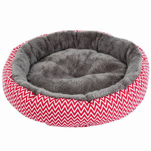 Cama Redonda para Mascotas con Diseño de Ondas Multicolores, Envío Rápido, Venta al por Mayor Directa de Fábrica, Nido para Perros y Gatos, Varios Tamaños - Product Image 3